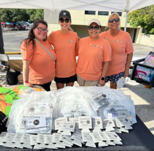 Bailey & Galyen Helps People Stay Hydrated at Parker County Peach Festival